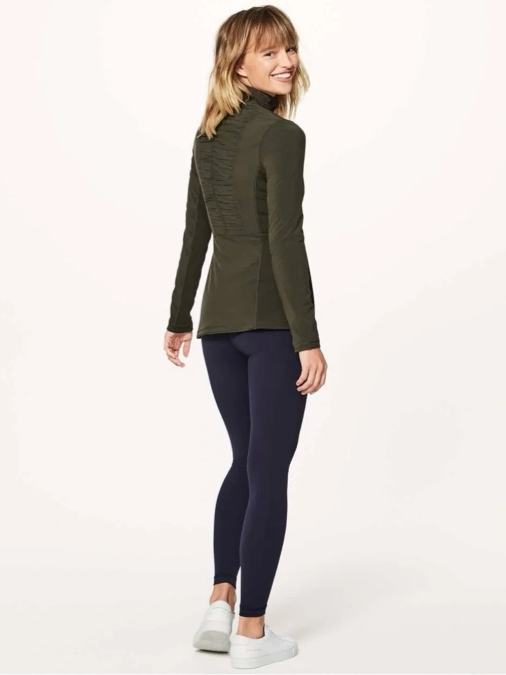 Lululemon Round Trip Jacket Dark Olive 10